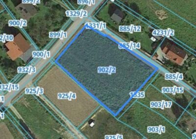 Działka budowlana w Dąbrówce gm. Stryszów